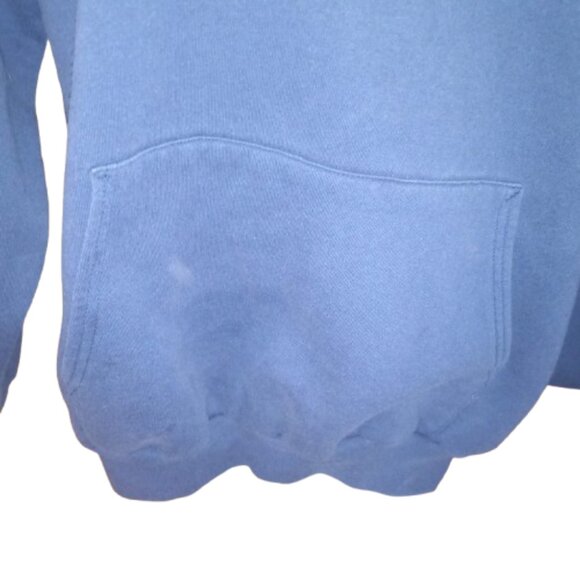 Notre Dame Mens XL Irish Fighting Life Cancer Blue Hoodie Sweatshirt - Picture 3 of 10